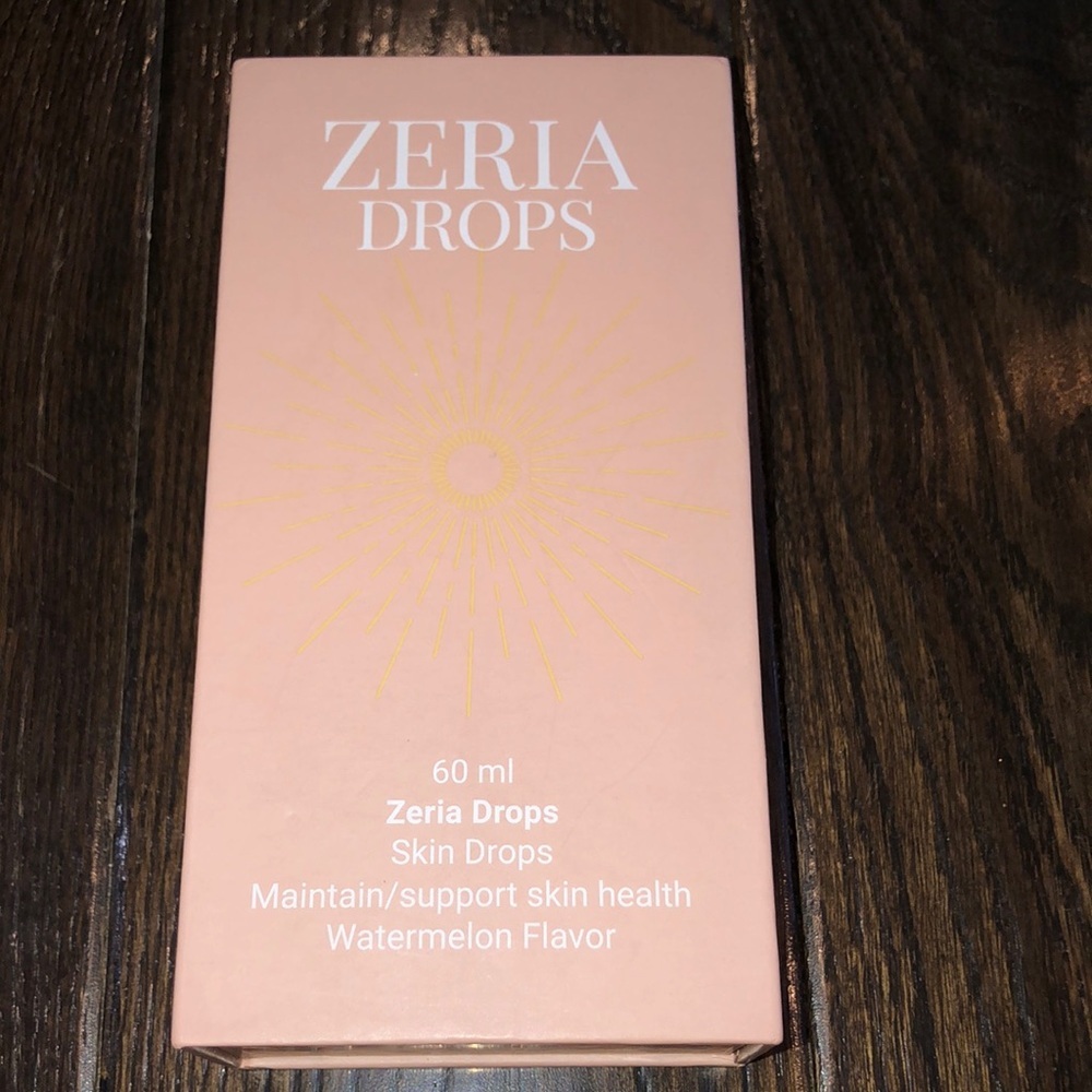 Zeria skin drops tan from the inside